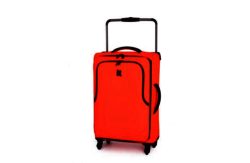 IT Luggage World's Lightest Medium 4 Wheel Suitcase - Red